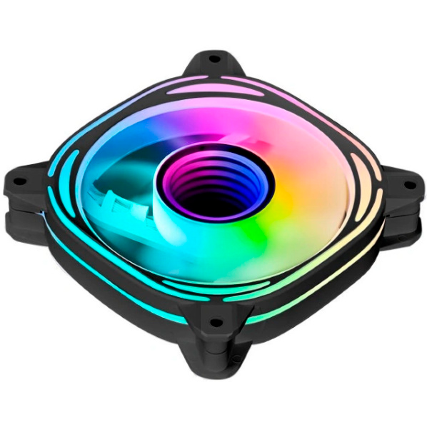 Вентилятор для корпуса Eurocase EU FN120 ARGB 8+16 Black (3 шт.) - 00-01217810 - фото 2