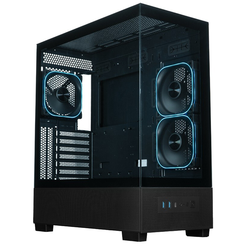 Корпус XASTRA Q500 3ARGB-FG-C10-UC Black