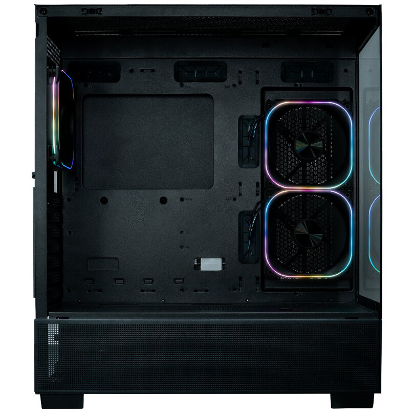 Корпус XASTRA Q500 3ARGB-FG-C10-UC Black - Q500-3FG12A-C10-UC - фото 6