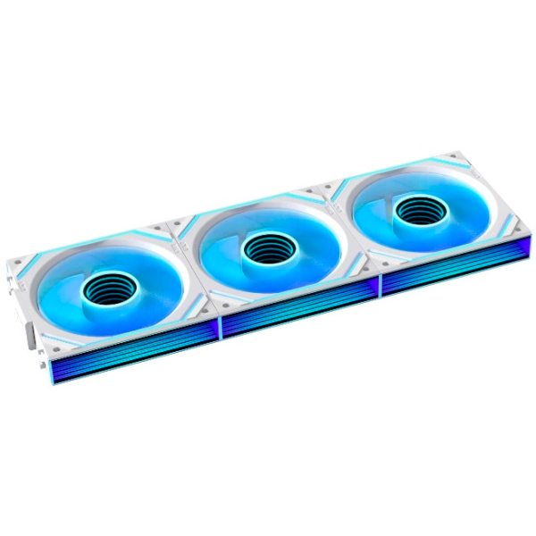 Вентилятор для корпуса Eurocase EU FN120 ARGB 8+16 PWM White (3 шт.) - 00-01217816 - фото 3