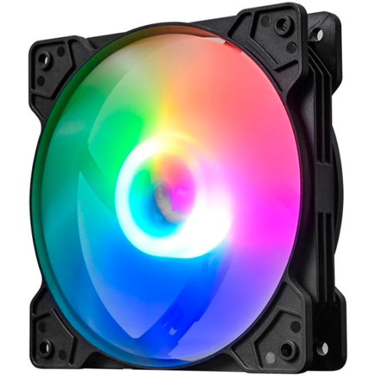 Вентилятор для корпуса Eurocase EU FN120 FRGB 8 Molex Black (3 шт.) - 00-01217804