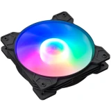 Вентилятор для корпуса Eurocase EU FN120 FRGB 8 Molex Black (3 шт.) (00-01217804)