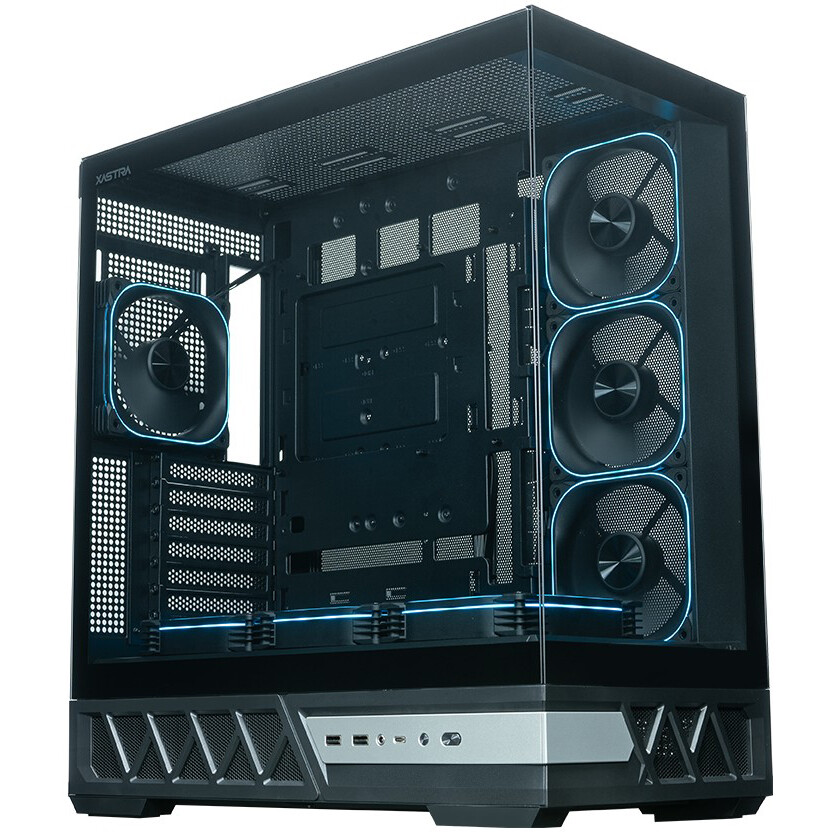 Корпус XASTRA Q700 7ARGB-FG-C10-UC Black - Q700-7FG12A-C10-UC - фото 2