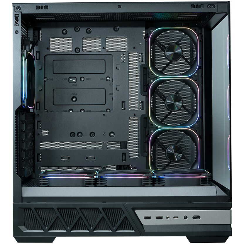 Корпус XASTRA Q700 7ARGB-FG-C10-UC Black - Q700-7FG12A-C10-UC - фото 4