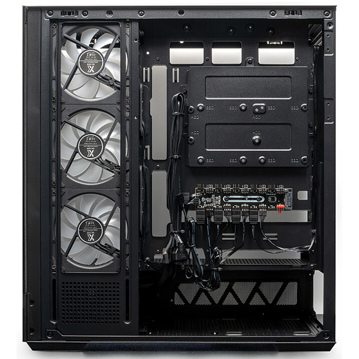 Корпус XASTRA Q700 7ARGB-FG-C10-UC Black - Q700-7FG12A-C10-UC - фото 6