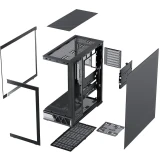 Корпус XASTRA Q700 7ARGB-FG-C10-UC Black (Q700-7FG12A-C10-UC)