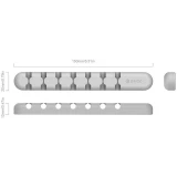 Держатель для кабелей Orico CBS7 Grey (CBS7-GY)