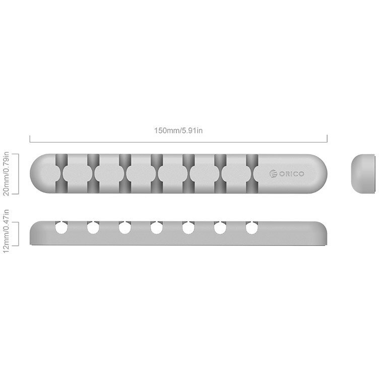 Держатель для кабелей Orico CBS7 Grey - CBS7-GY - фото 4