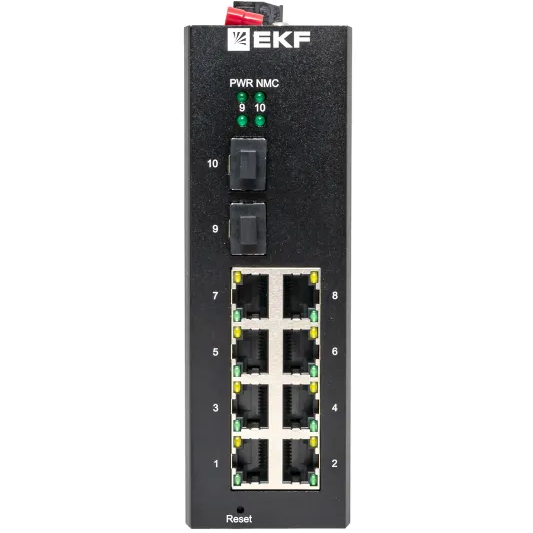 Коммутатор (свитч) EKF TSX-ML2-2GX/SFP-8GT - фото 3