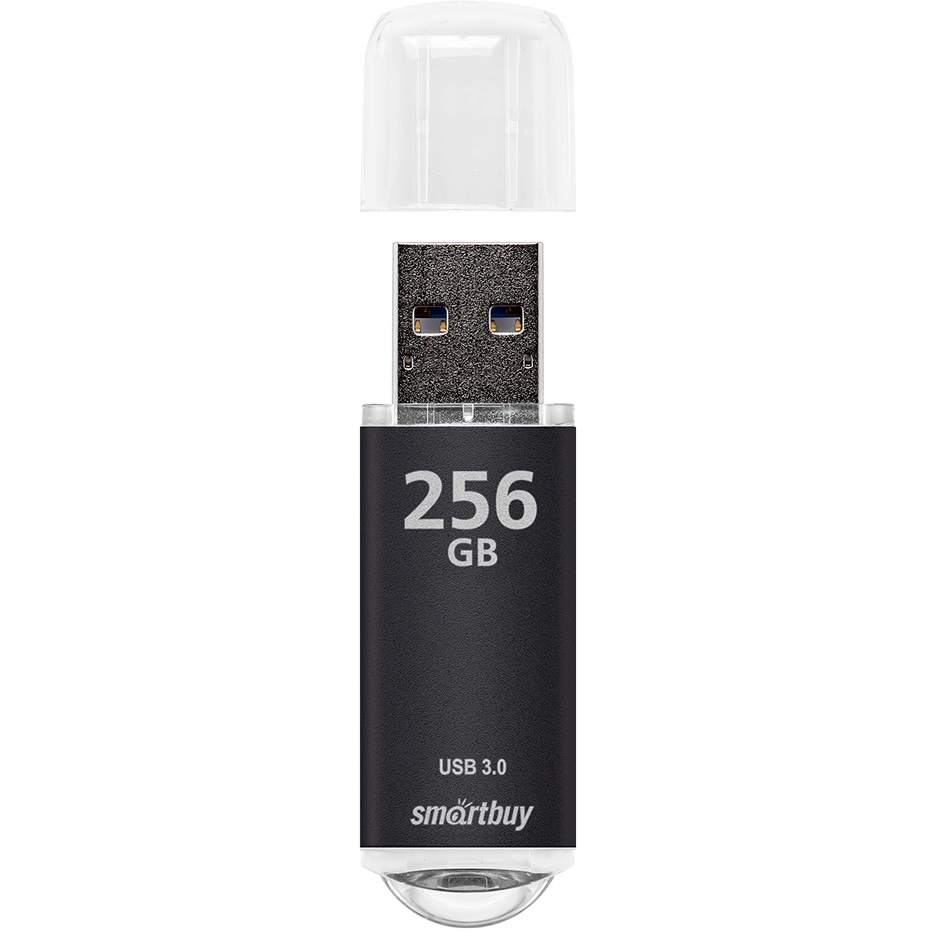 USB Flash накопитель 256Gb SmartBuy V-Cut Black (SB256GBVC-K3) - фото 2