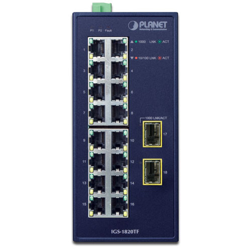 Коммутатор (свитч) PLANET IGS-1820TF - фото 2
