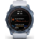 Умные часы Garmin Fenix 7X Sapphire Solar 51mm Titan Blue/White (010-02541-15)