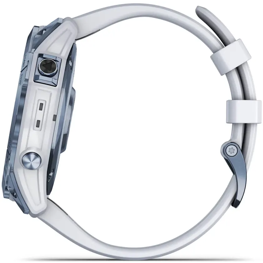 Умные часы Garmin Fenix 7X Sapphire Solar 51mm Titan Blue/White - 010-02541-15 - фото 10