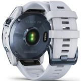 Умные часы Garmin Fenix 7X Sapphire Solar 51mm Titan Blue/White (010-02541-15)