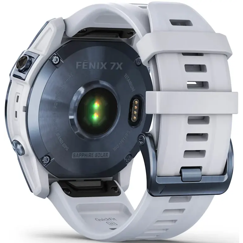 Умные часы Garmin Fenix 7X Sapphire Solar 51mm Titan Blue/White - 010-02541-15 - фото 11