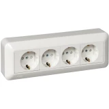 Электрическая розетка Systeme Electric BLANCA RA16-411M-B