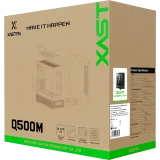 Корпус XASTRA Q500M 3ARGB-FG-C10-UC Black (Q500M-3FG12A-C10-UC)