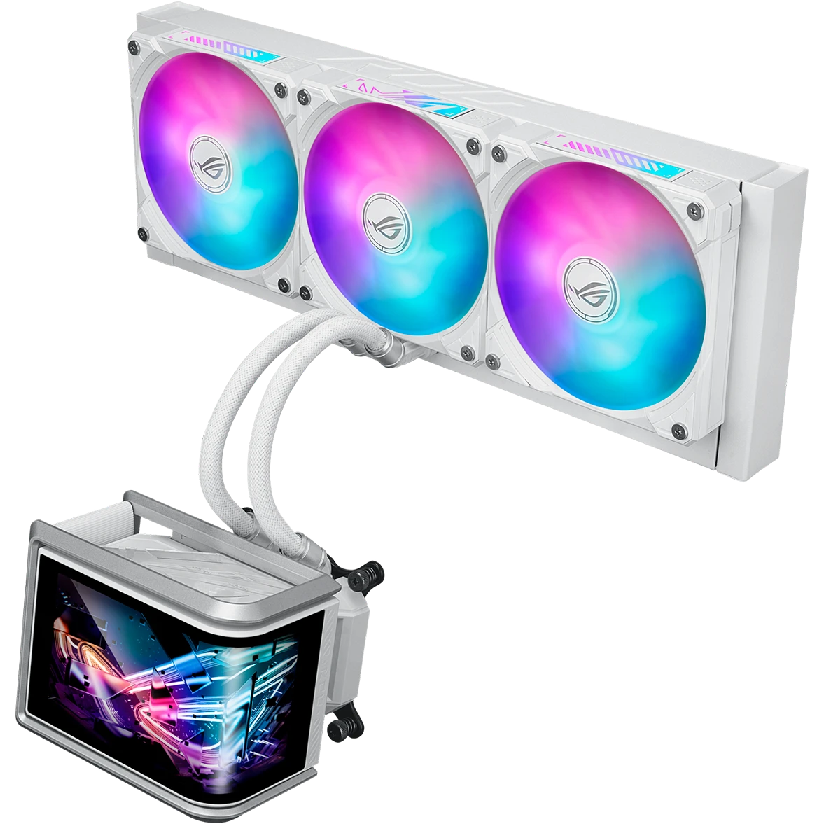 Система жидкостного охлаждения ASUS ROG RYUO IV SLC 360 ARGB White - 90RC0152-B0EAY0