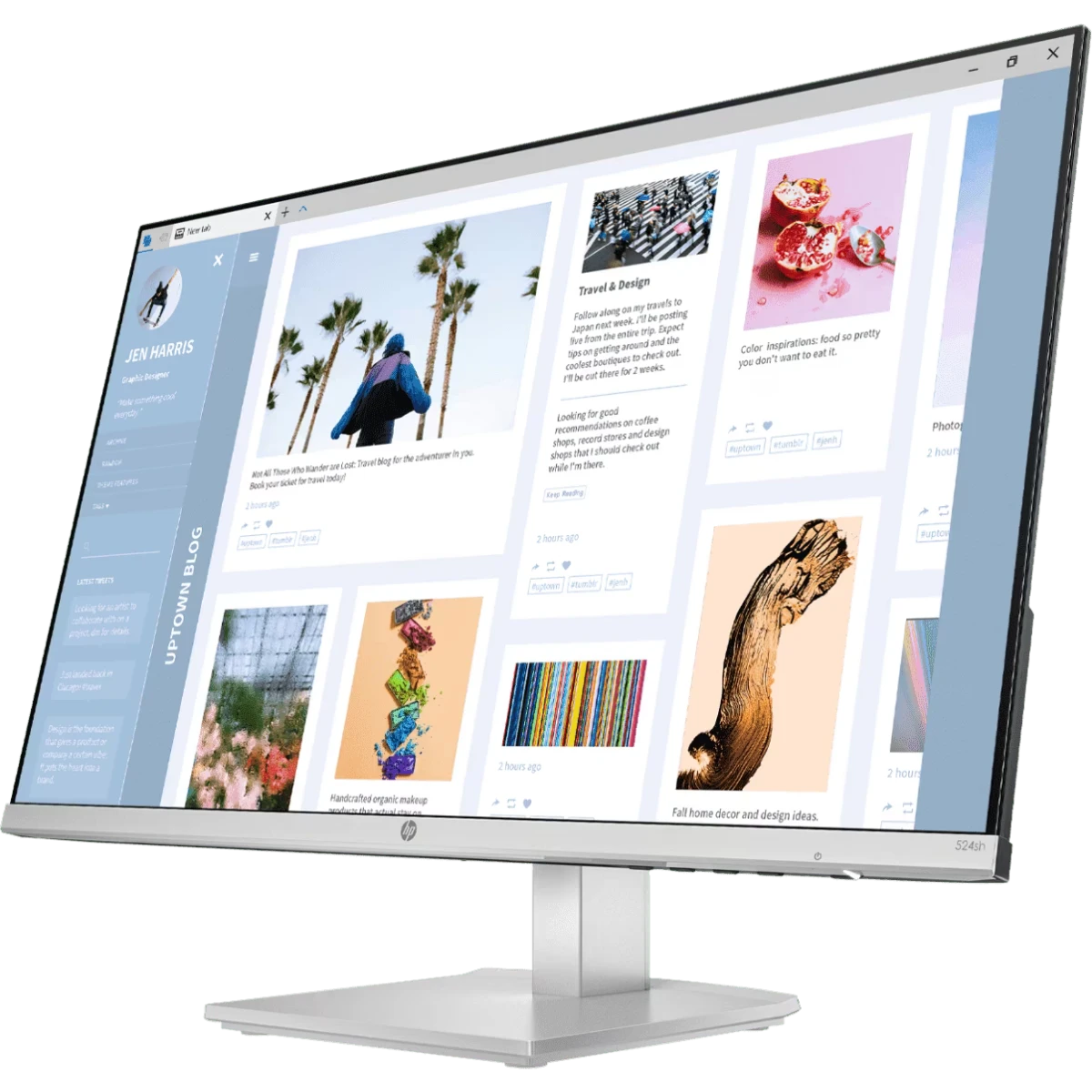 Монитор HP 24" 524sh Series 5 (94C20AA) - фото 2