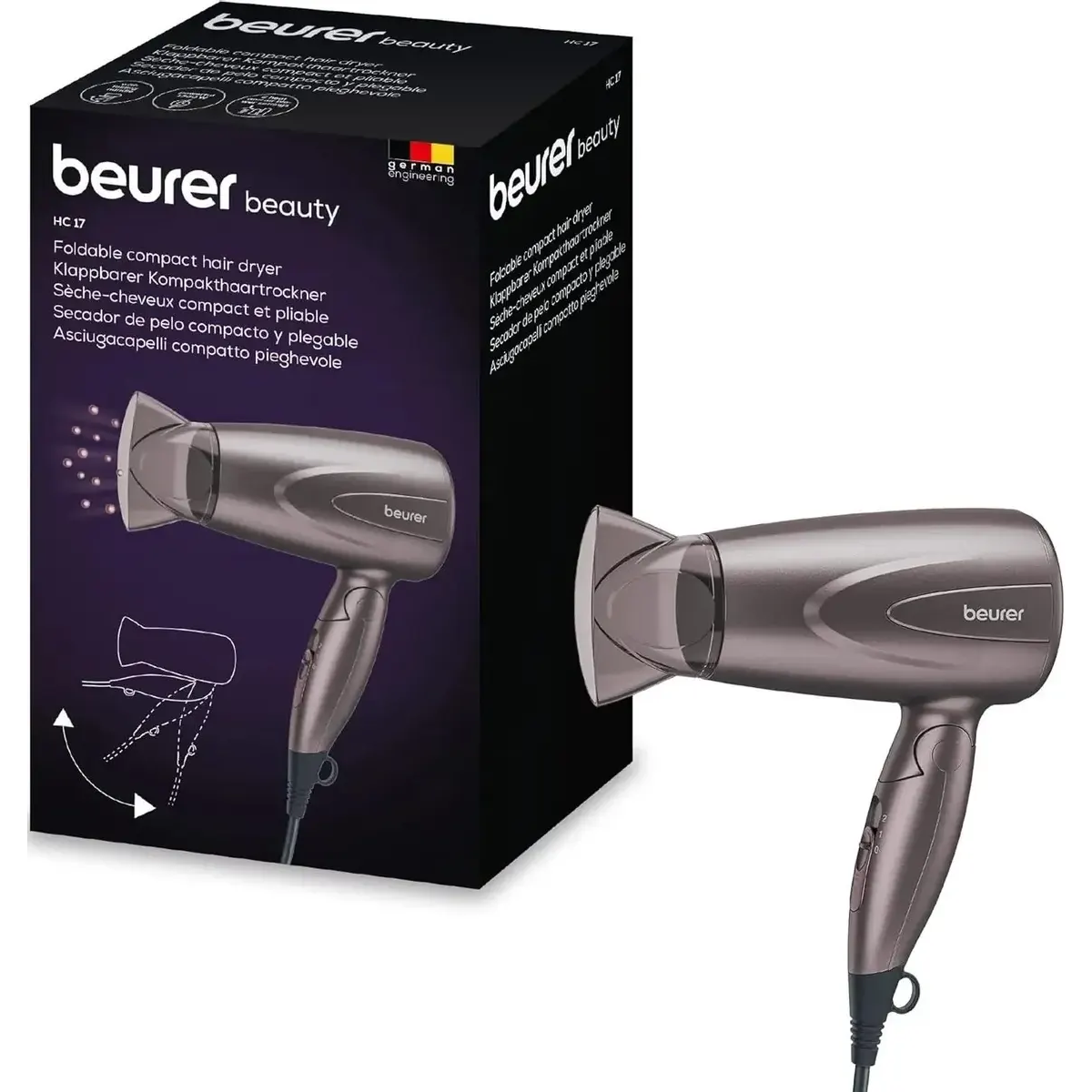 Фен Beurer HC17 Grey - 100.72 - фото 3