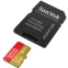Карта памяти 64Gb MicroSD SanDisk Extreme + SD адаптер (SDSQXAH-064G-GN6MA) - фото 2