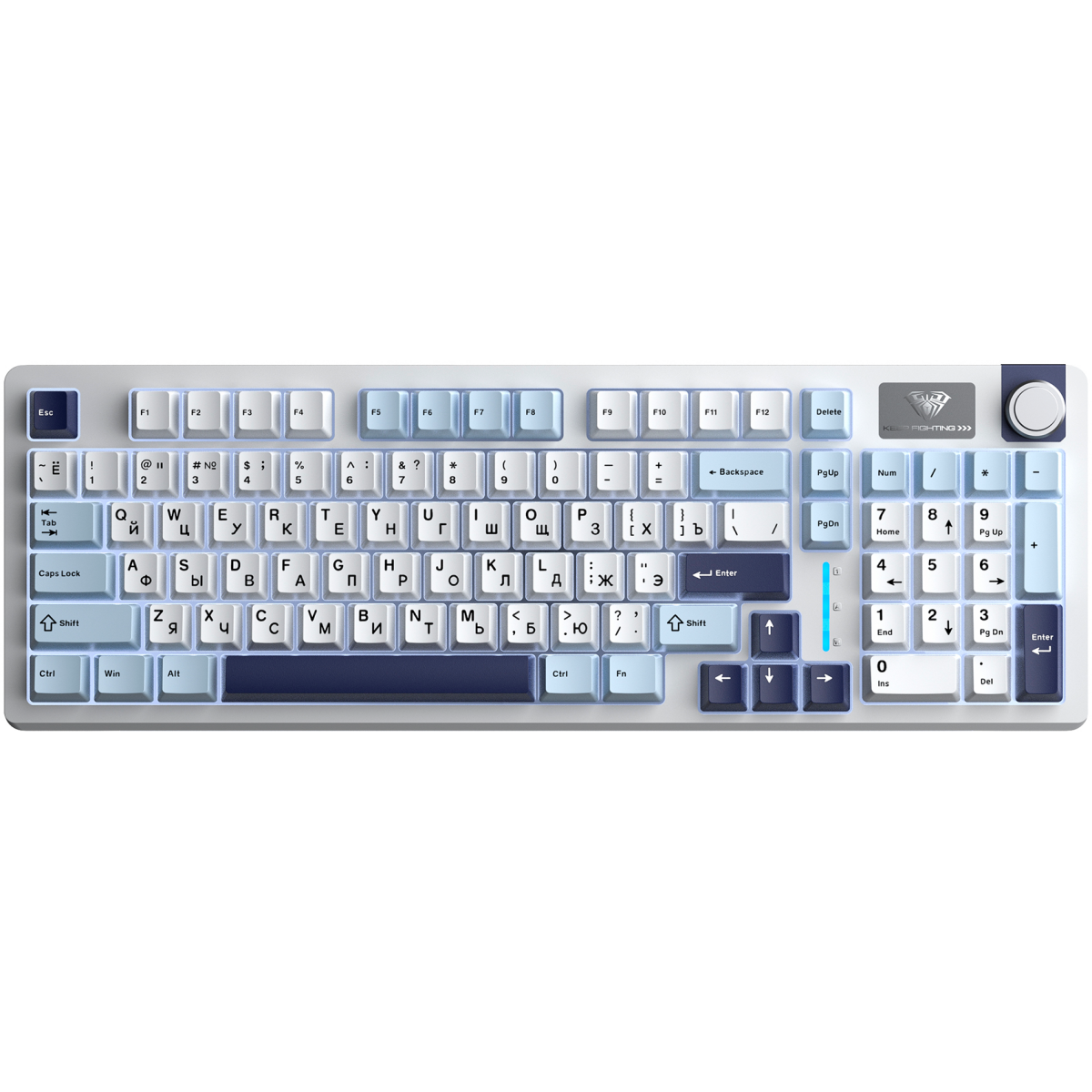 Клавиатура AULA S98 3in1 Light Blue/White/Black Purple