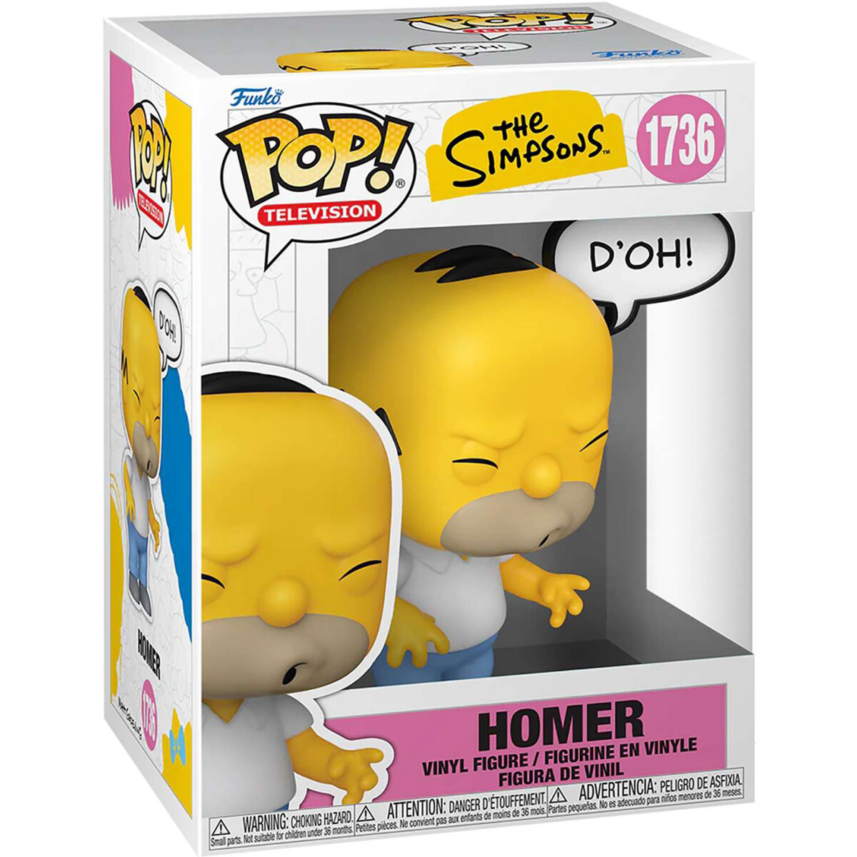Фигурка Funko POP! TV Simpsons S12 Homer (D`OH!) - 86412 - фото 2