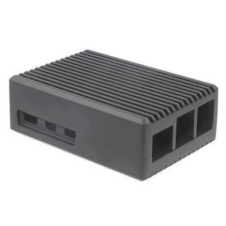 Корпус для одноплатного компьютера QUMO RS050 Aluminium Case for Raspberry Pi 5 Grey