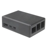 Корпус для одноплатного компьютера QUMO RS050 Aluminium Case for Raspberry Pi 5 Grey (51376)