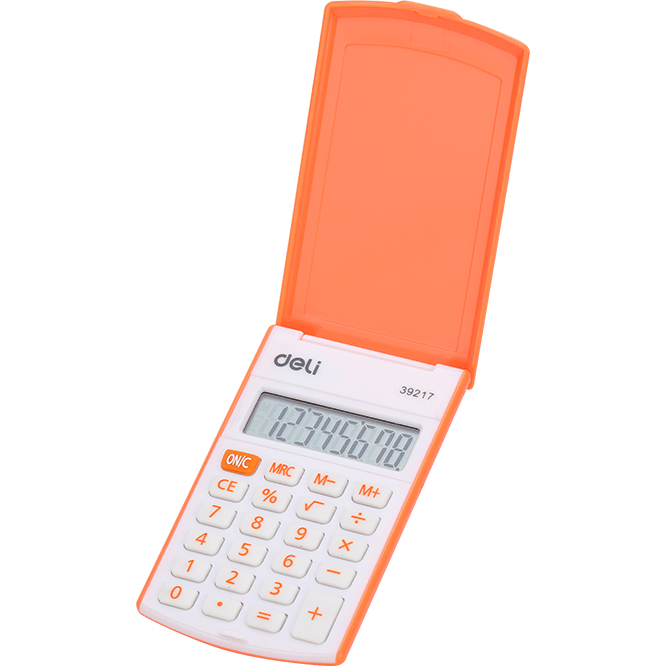 Калькулятор Deli E39217 Orange