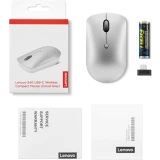Мышь Lenovo 540 USB-C Wireless Compact Cloud Grey (GY51D20869)