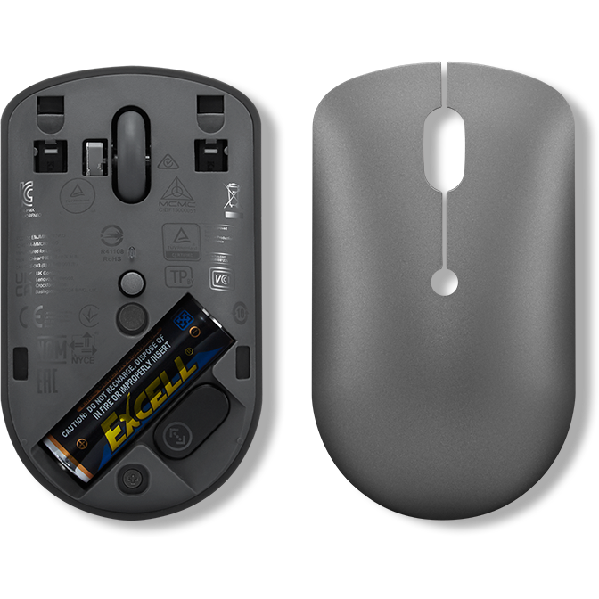 Мышь Lenovo 540 USB-C Wireless Compact Storm Grey - GY51D20867 - фото 6