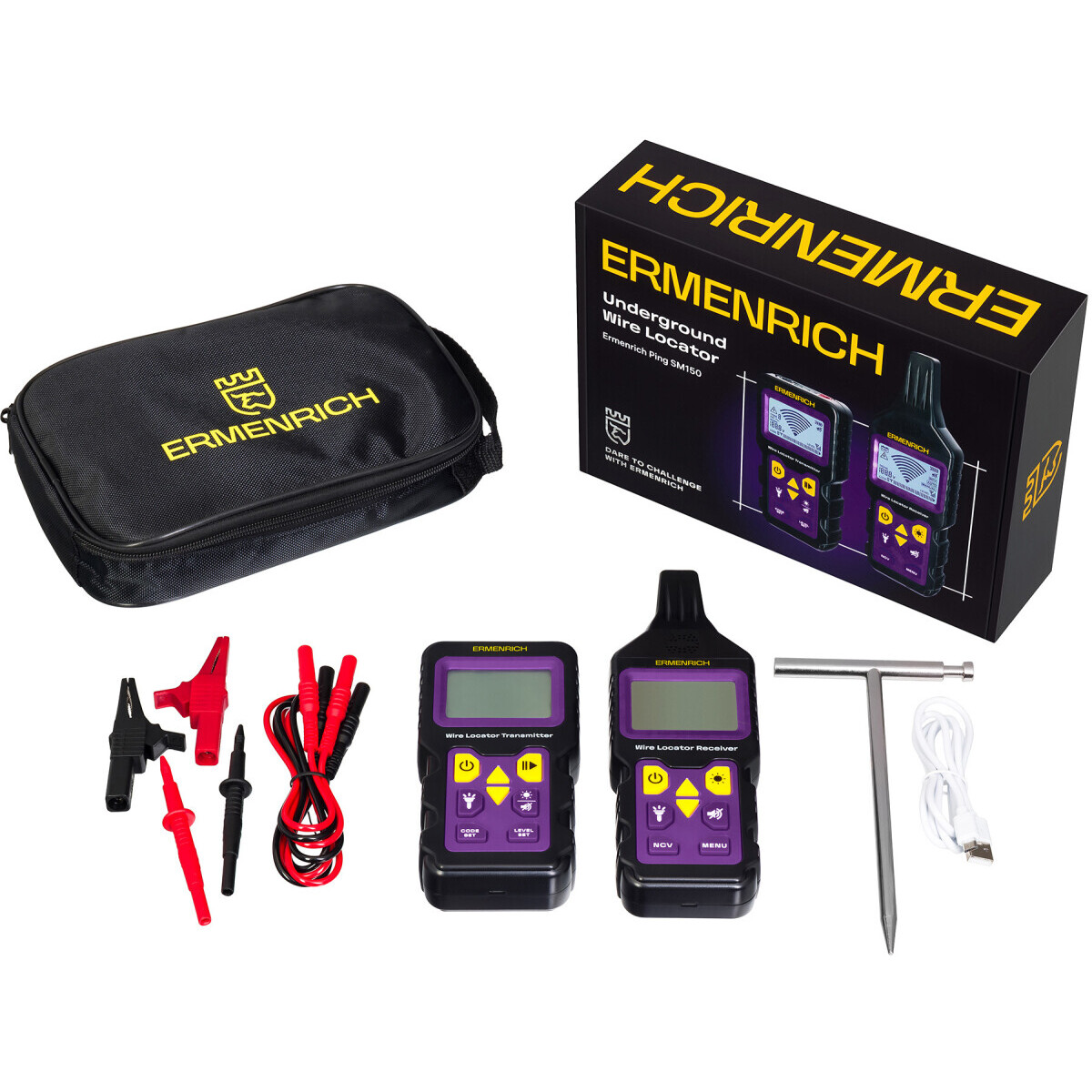 Детектор проводки ERMENRICH Ping SM150 - 84550 - фото 6