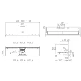 Вытяжка Elica Lever IX/A/116 (PRF0163362)