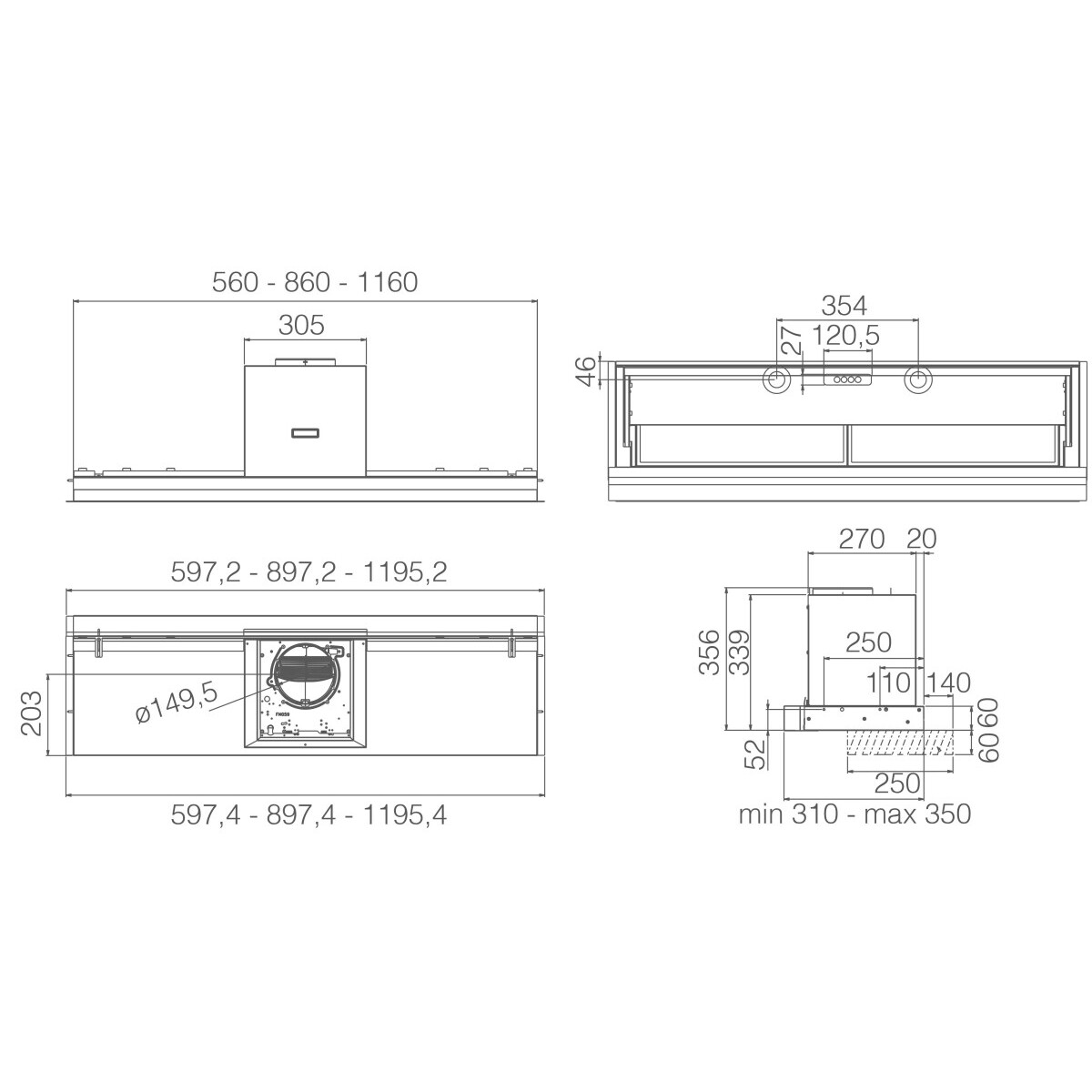 Вытяжка Elica Lever IX/A/116 - PRF0163362 - фото 2