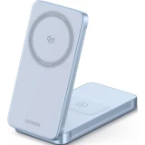 Беспроводное зарядное устройство UGREEN MagFlow 2-in-1 Magnetic Wireless Charger 25W (55963)