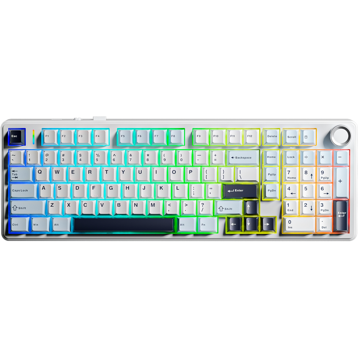 Клавиатура AULA F99Pro Blue-White-Black Purple