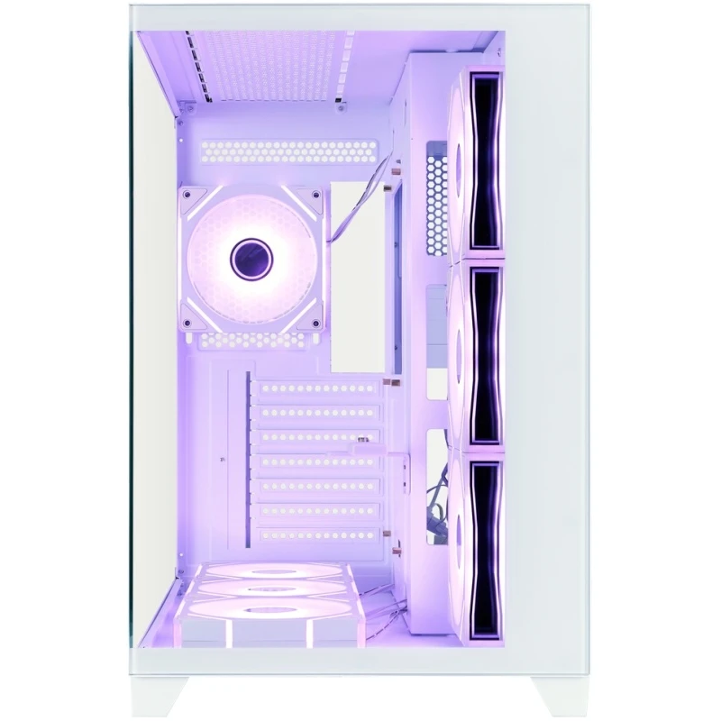 Корпус 1STPLAYER MEGAVIEW MV8-TP ARGB White (MV8-TP-WH-6FC7R-W-1FC7-W-HUB2) - фото 2