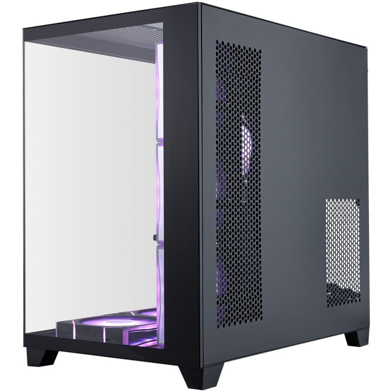 Корпус 1STPLAYER MEGAVIEW MV8-TP ARGB Black (MV8-TP-BK-6FC7R-1FC7-HUB2) - фото 3