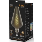 Филаментная лампочка Gauss Vintage Filament Vase Gray 1800K (8.5 Вт, E27) (180802005)