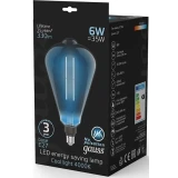 Филаментная лампочка Gauss Vintage Filament Straight ST164 (6 Вт, E27) (157802205)