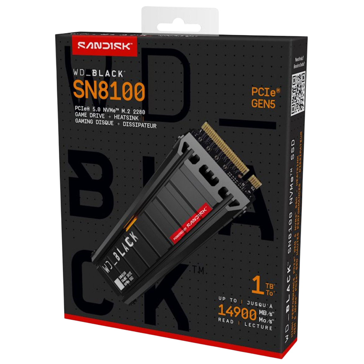 Накопитель SSD 1Tb WD Black SN8100 (WDS100T1XHM) - фото 5