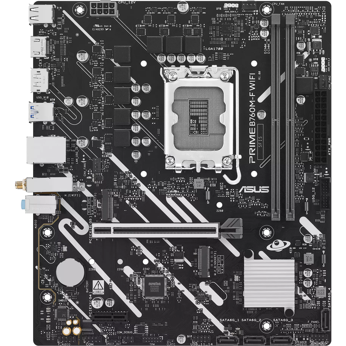 Материнская плата ASUS PRIME B760M-F WIFI