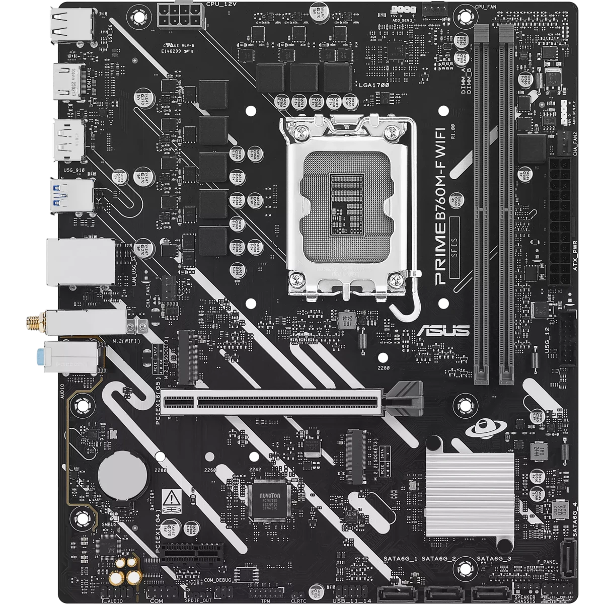 Материнская плата ASUS PRIME B760M-F WIFI