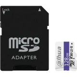 Карта памяти 128Gb MicroSD Dahua C100A + SD адаптер (DHI-TF-C100A-128GB)