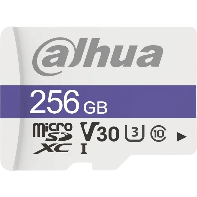 Карта памяти 256Gb MicroSD Dahua C100A + SD адаптер (DHI-TF-C100A-256GB)