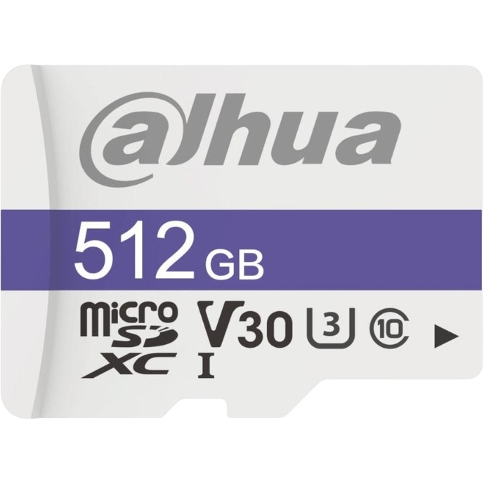 Карта памяти 512GB MicroSD Dahua C100A + SD адаптер (DHI-TF-C100A-512GB)