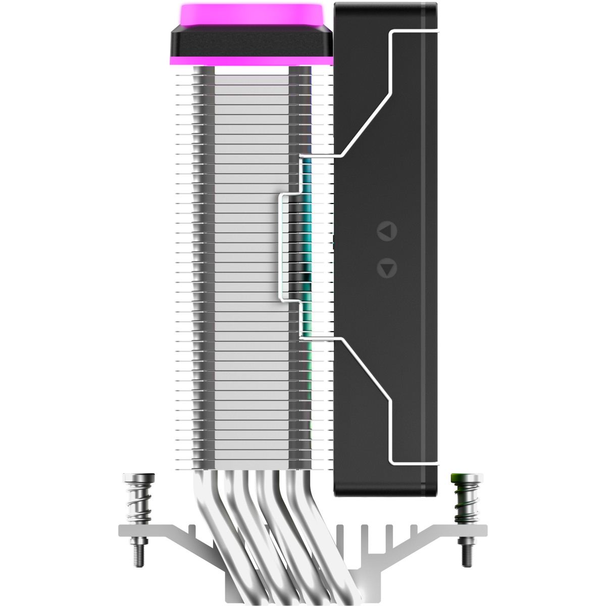 Кулер Ocypus Delta A40 SE BK ARGB - Delta-A40-BK1AAWN00S-GL - фото 5