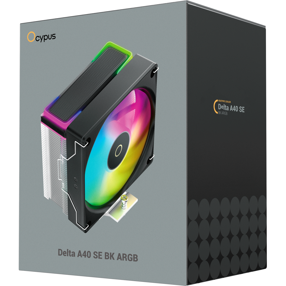 Кулер Ocypus Delta A40 SE BK ARGB - Delta-A40-BK1AAWN00S-GL - фото 9