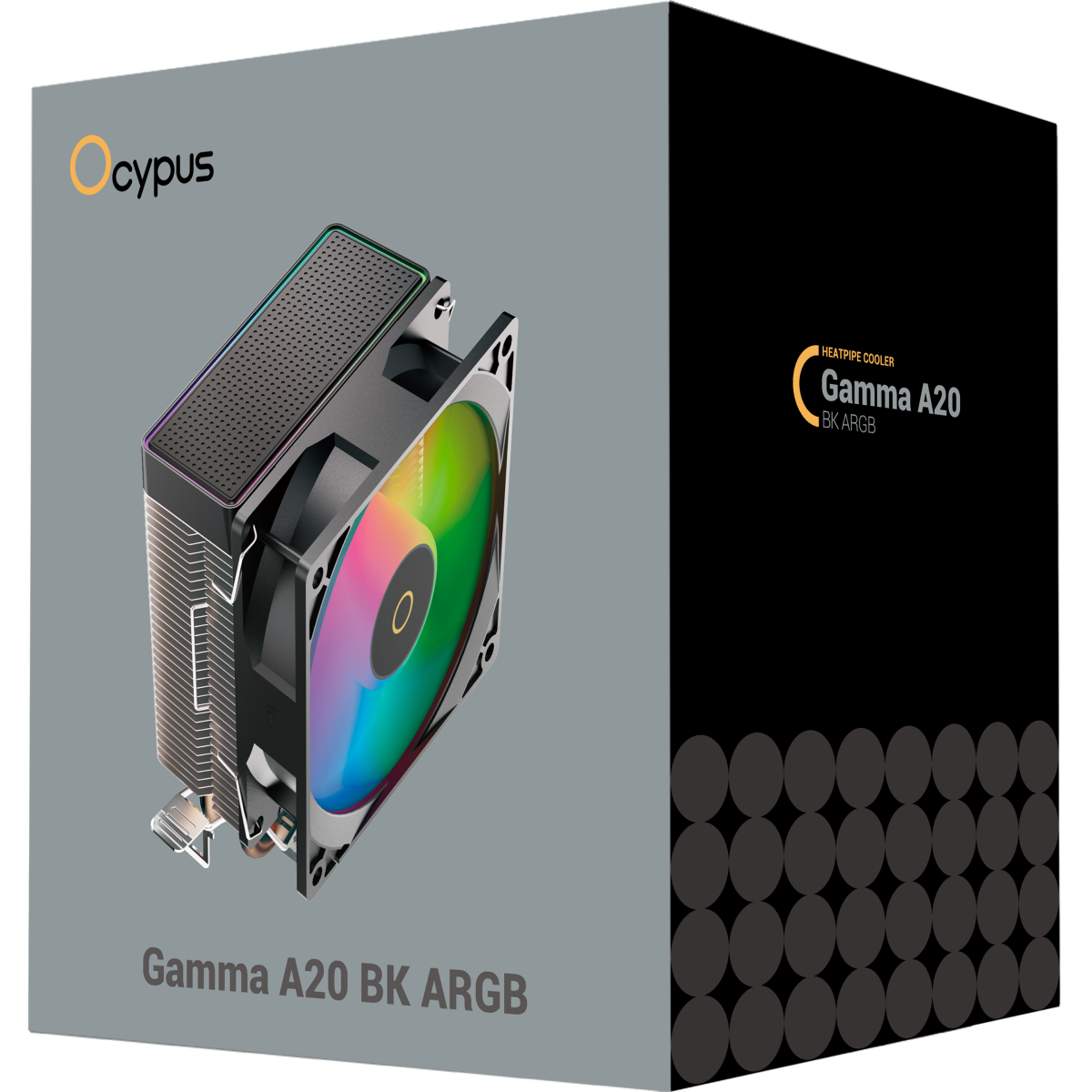 Кулер Ocypus Gamma A20 BK ARGB - Gamma-A20-BK1AAWN00F-GL - фото 10